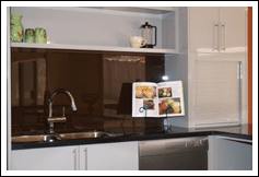 Glass splashback image