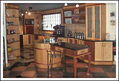 Huon pine kitchen image